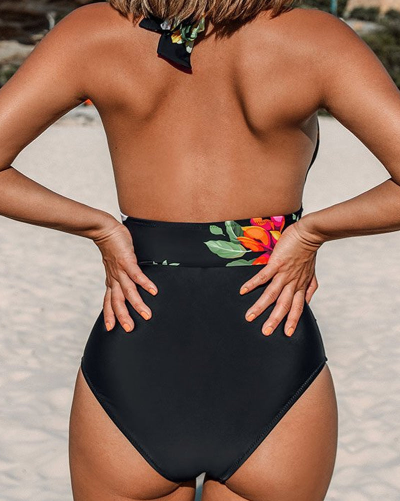 Trixie - Classic Halter One Piece Swimwear