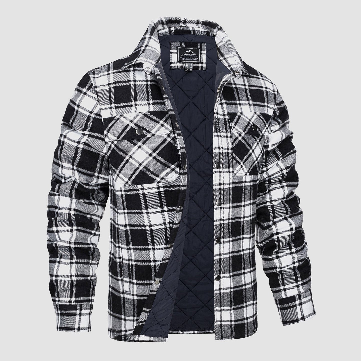 Enzo | Thick Checkered Flannel Shirt