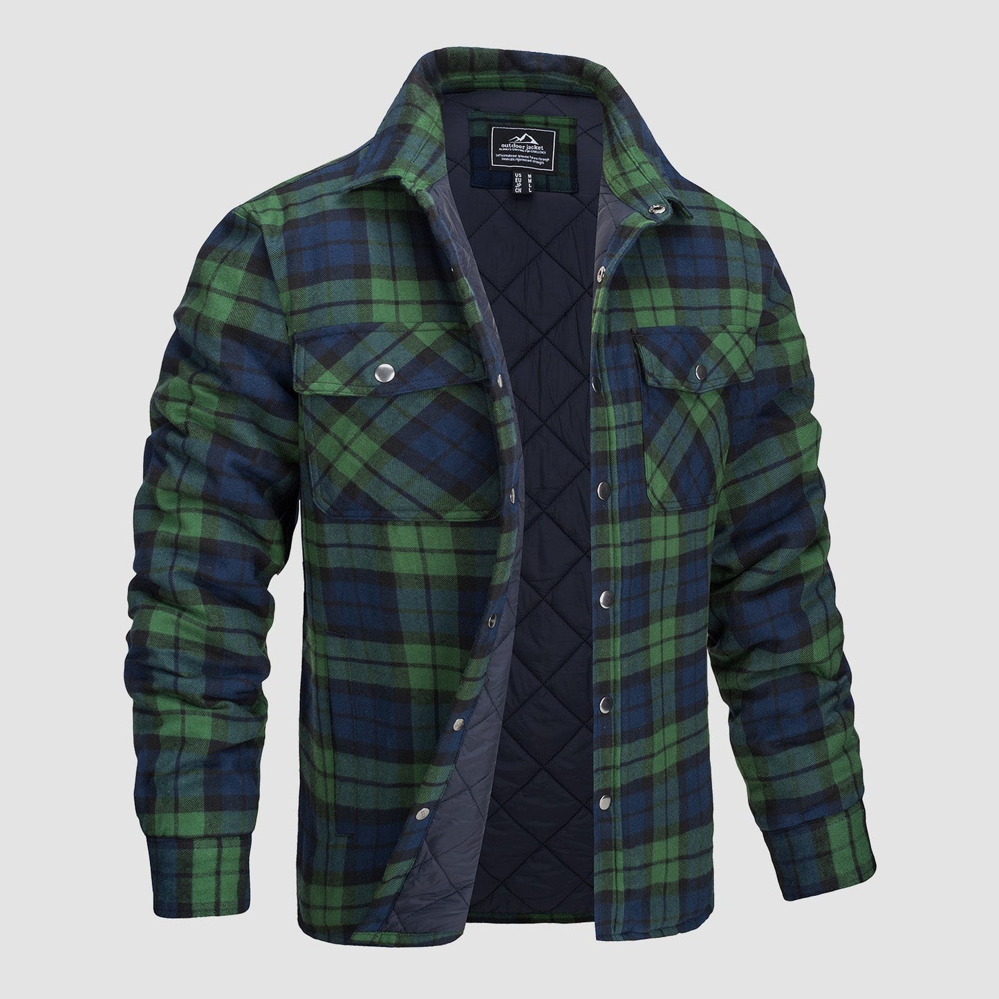 Enzo | Thick Checkered Flannel Shirt