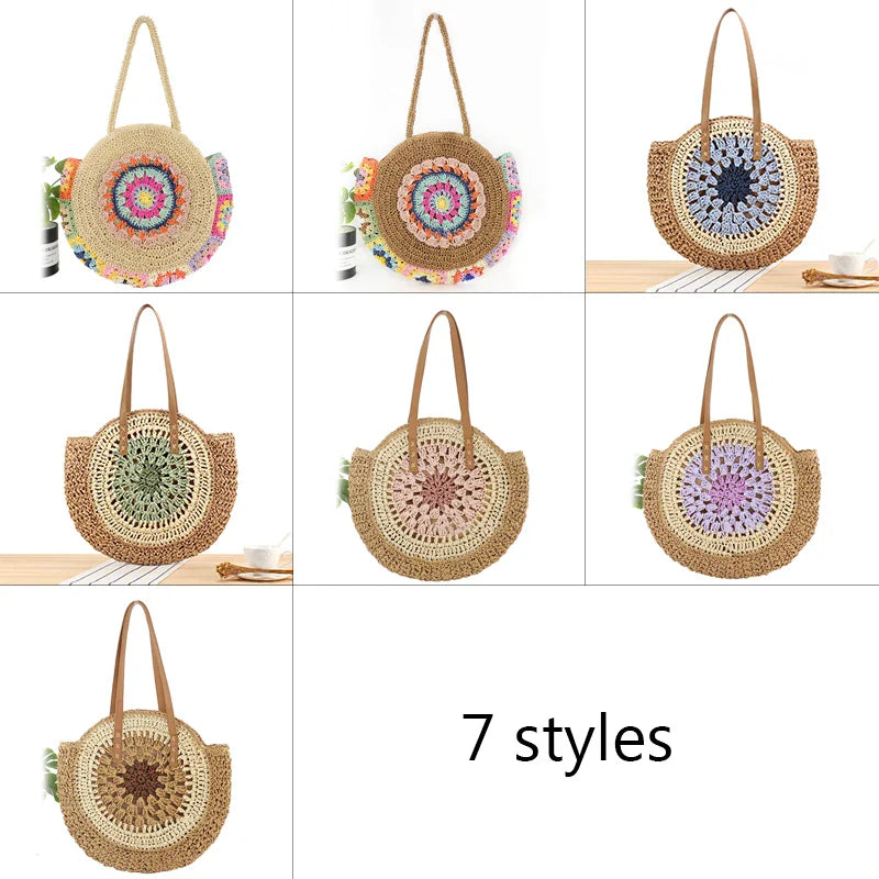 Mildred - Ethnic Style Round Shoulder Bag