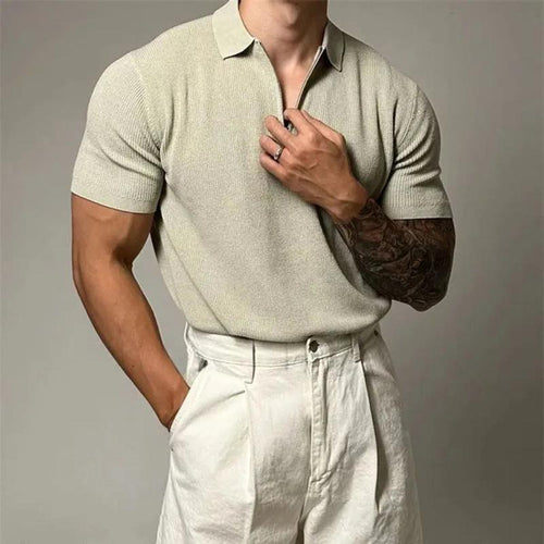 AVANTAGE ZIP MUSCLE SHIRT