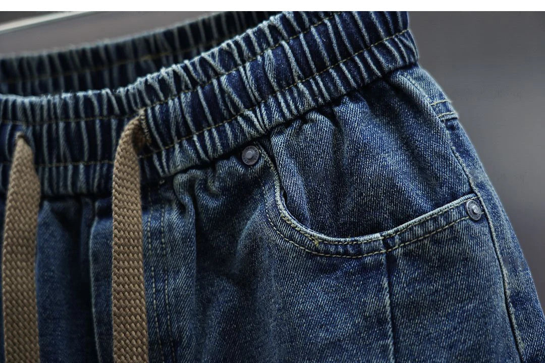 Romeo | Belted Baggy Denim Pants