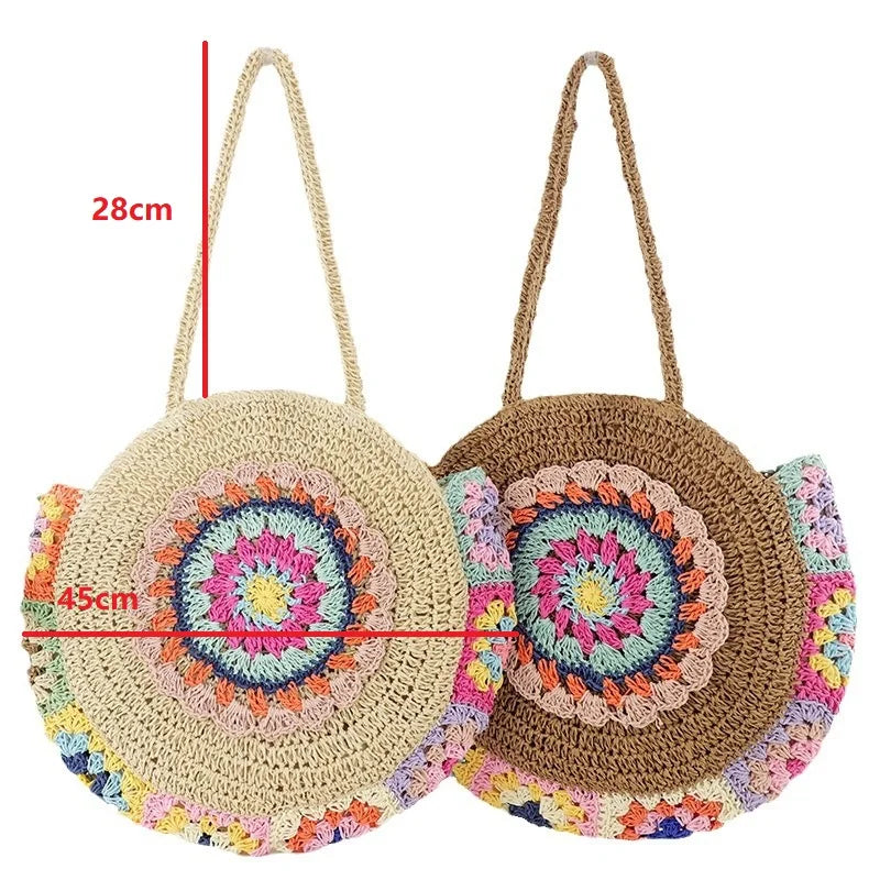 Mildred - Ethnic Style Round Shoulder Bag