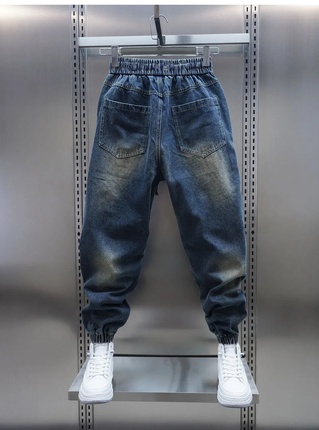 Romeo | Belted Baggy Denim Pants