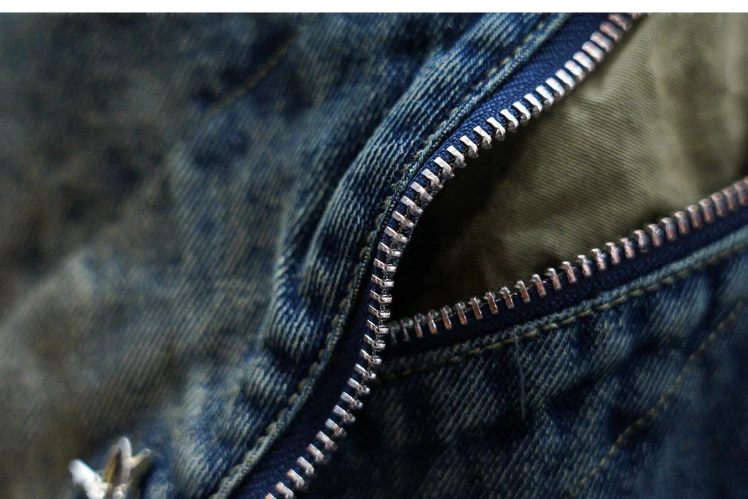 Romeo | Belted Baggy Denim Pants