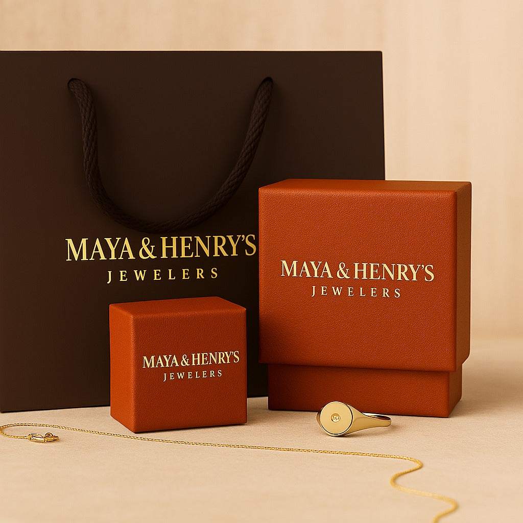 Nadine square earrings | Gold 18k