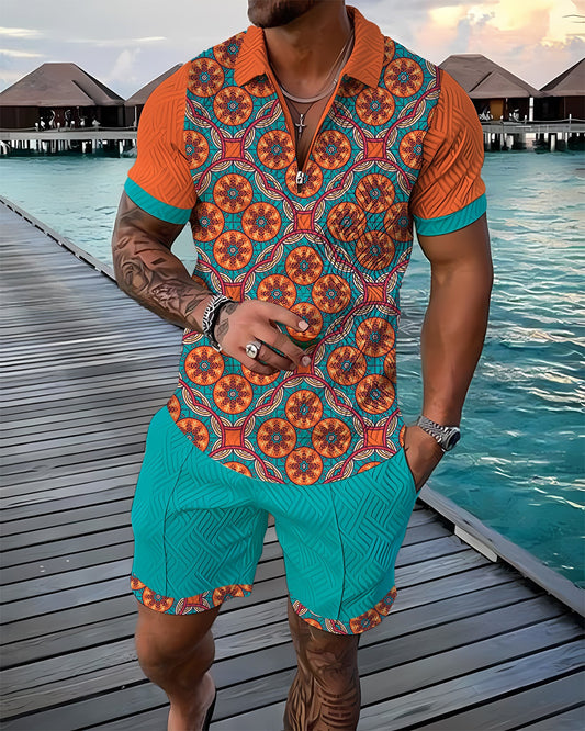Sahara Spirit Polo Set – Bold Heritage, Modern Fit