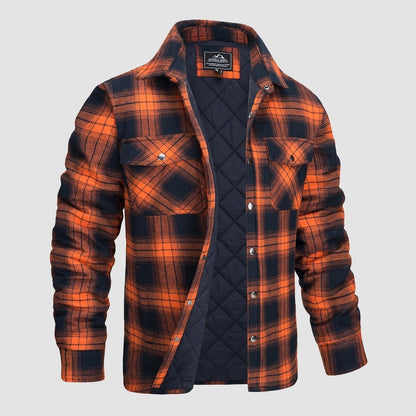 Enzo | Thick Checkered Flannel Shirt