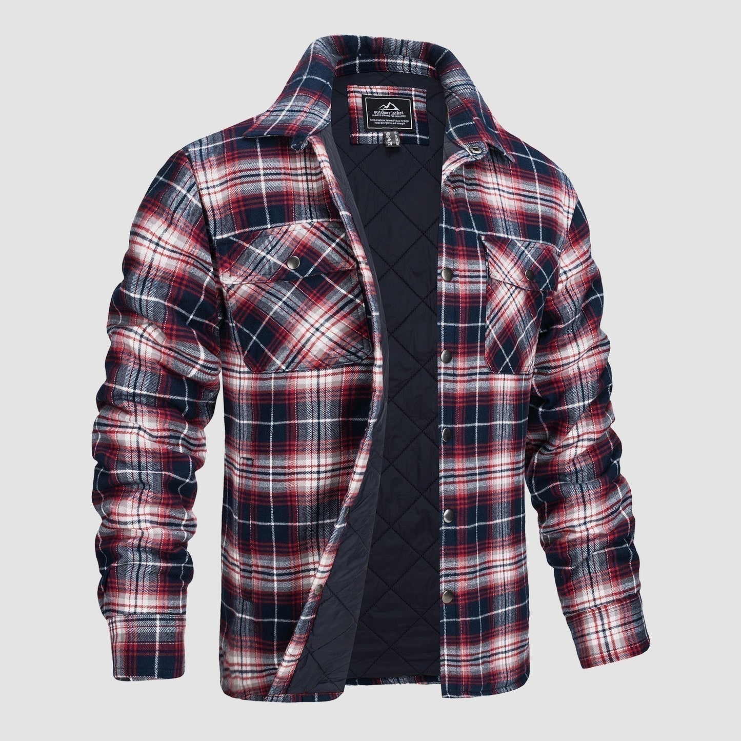 Enzo | Thick Checkered Flannel Shirt