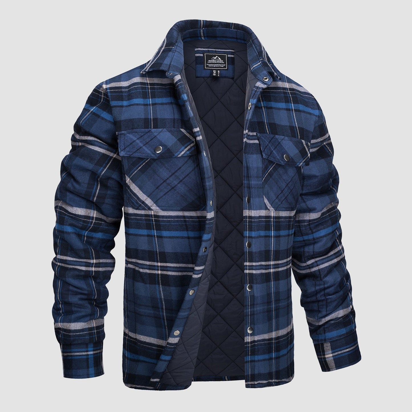 Enzo | Thick Checkered Flannel Shirt