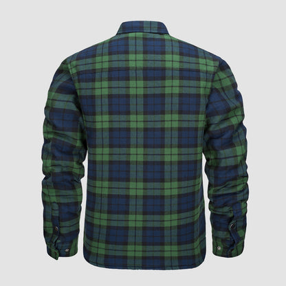 Enzo | Thick Checkered Flannel Shirt