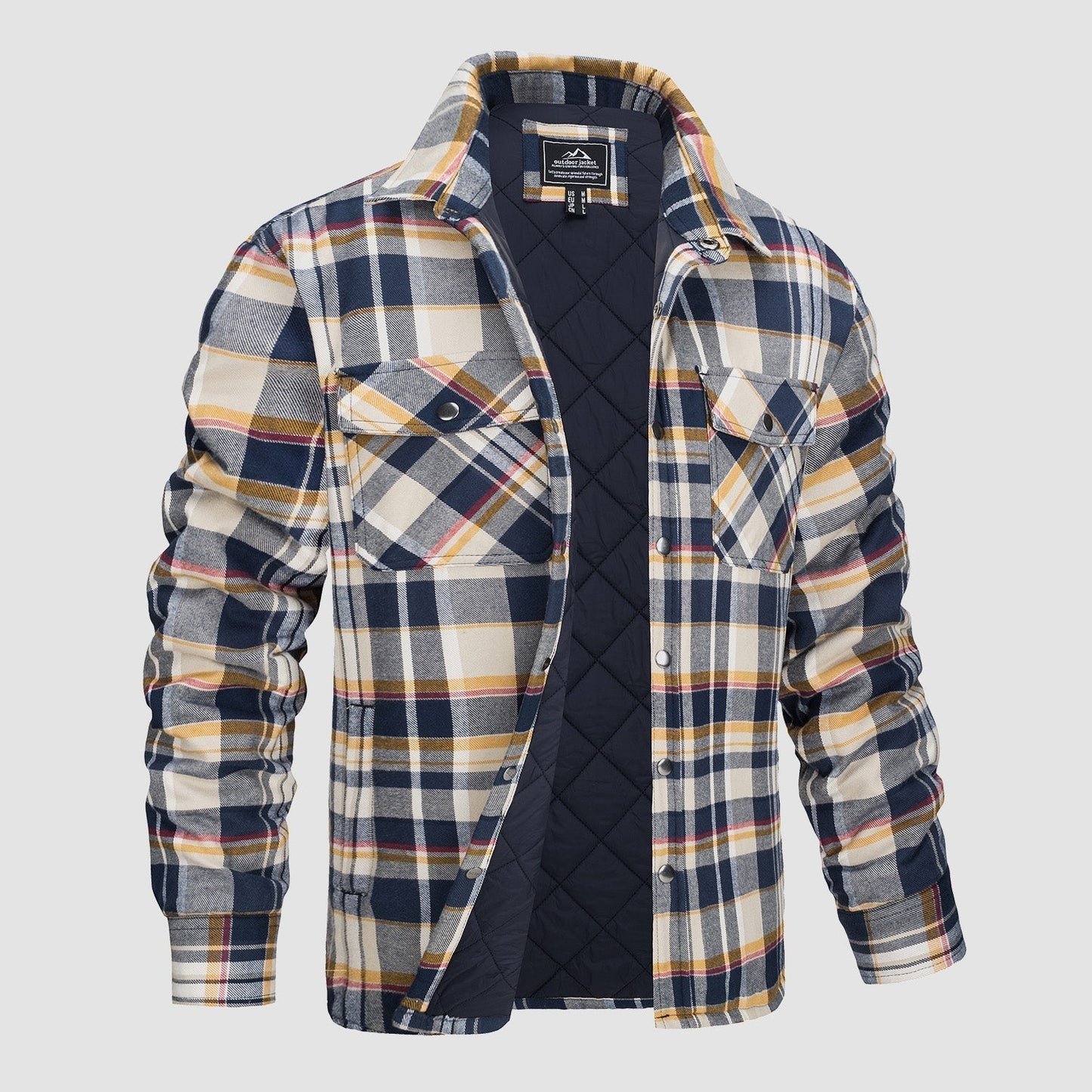 Enzo | Thick Checkered Flannel Shirt