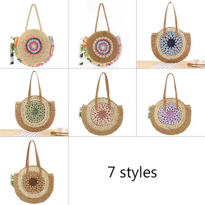 Mildred - Ethnic Style Round Shoulder Bag
