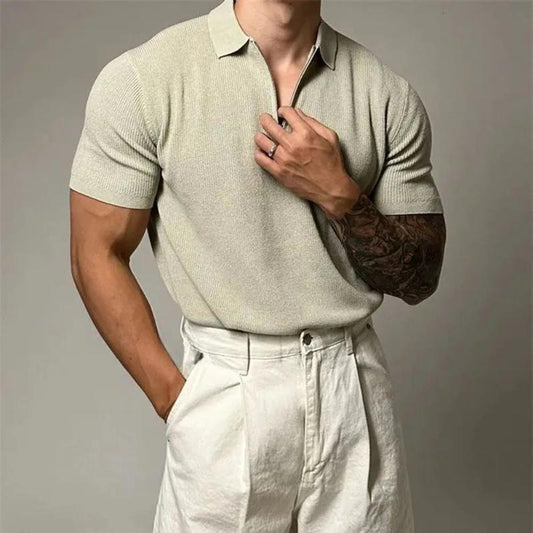 AVANTAGE ZIP MUSCLE SHIRT