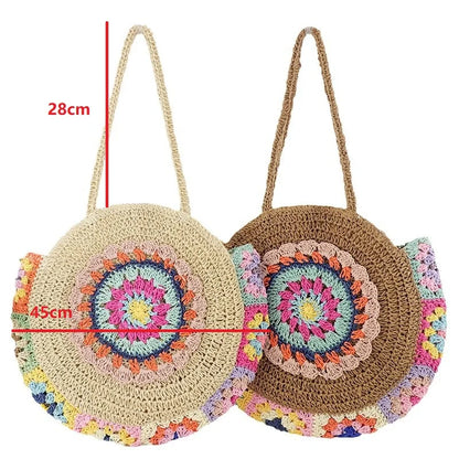 Mildred - Ethnic Style Round Shoulder Bag