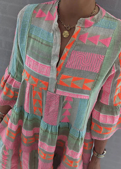 Ellie - Breathable Cotton Hemp Summer Dress