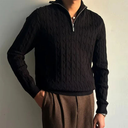 LUCIEN HALF-ZIP SWEATER
