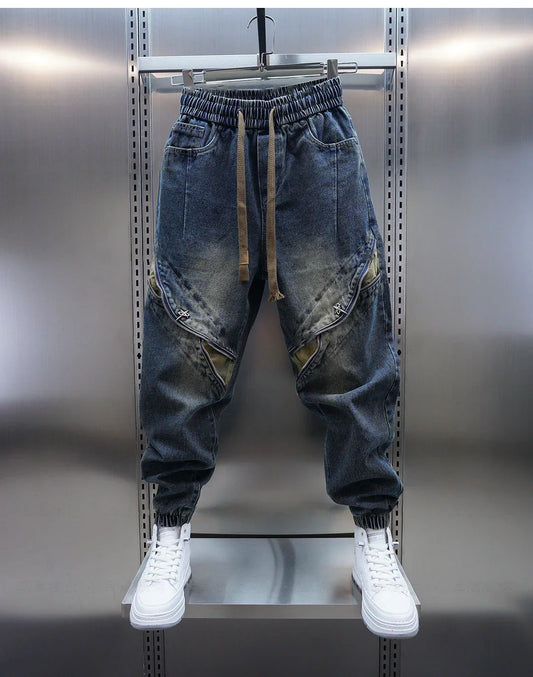 Romeo | Belted Baggy Denim Pants