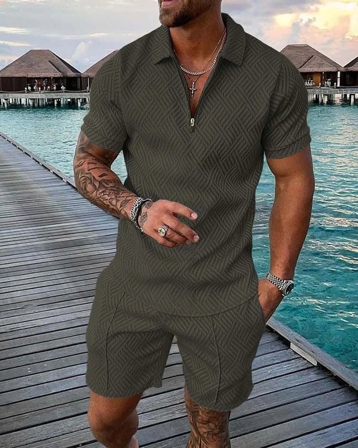 Olive Force Set – Tactical Look, Relaxed Fit