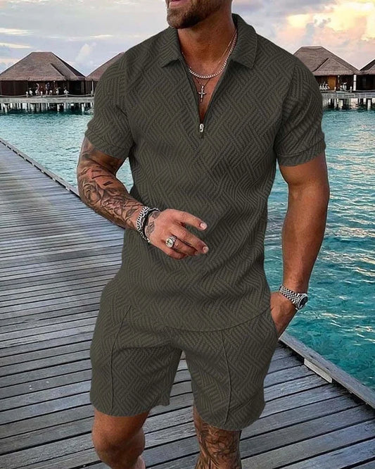 Olive Force Set – Tactical Look, Relaxed Fit